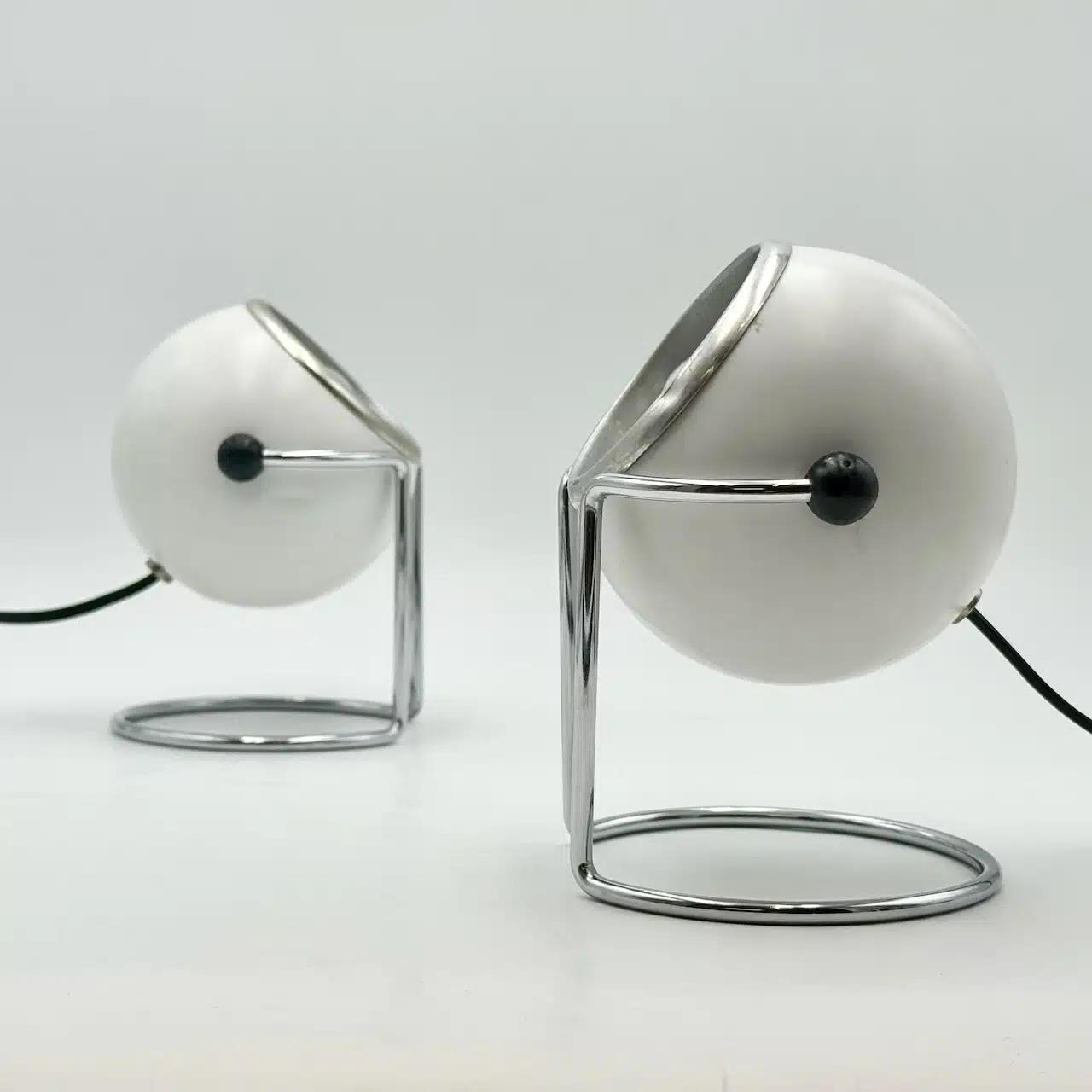Iconic Targetti Eyeball Lamps Rare 70s Italian Design