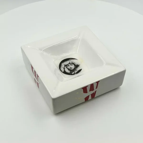 Rare Vintage Fornasetti 70s Ashtray – 'Tema e Variazioni' No. 219