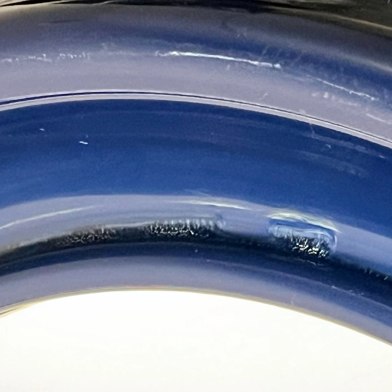 70s Plastic Mirror: Vintage Blue Round Design for Retro Interiors - Image 10