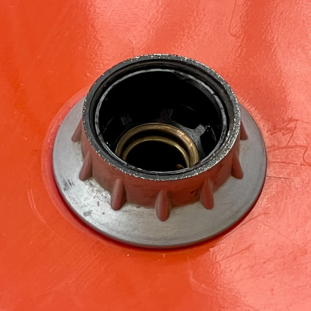 70s Wall Mirror with Shelf & Lights – Retro Space Age Design - Image 5