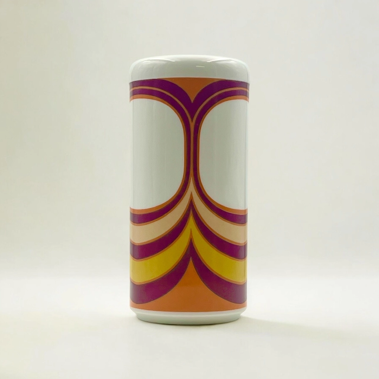 Beautiful Space Age Krautheim Porcelain Vase 60s Vibrant Design - Image 9