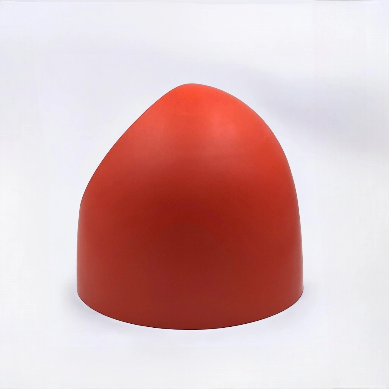 Vintage Lipstick Table Mirror by Cassina - Iconic Orange Egg Shape - Image 9