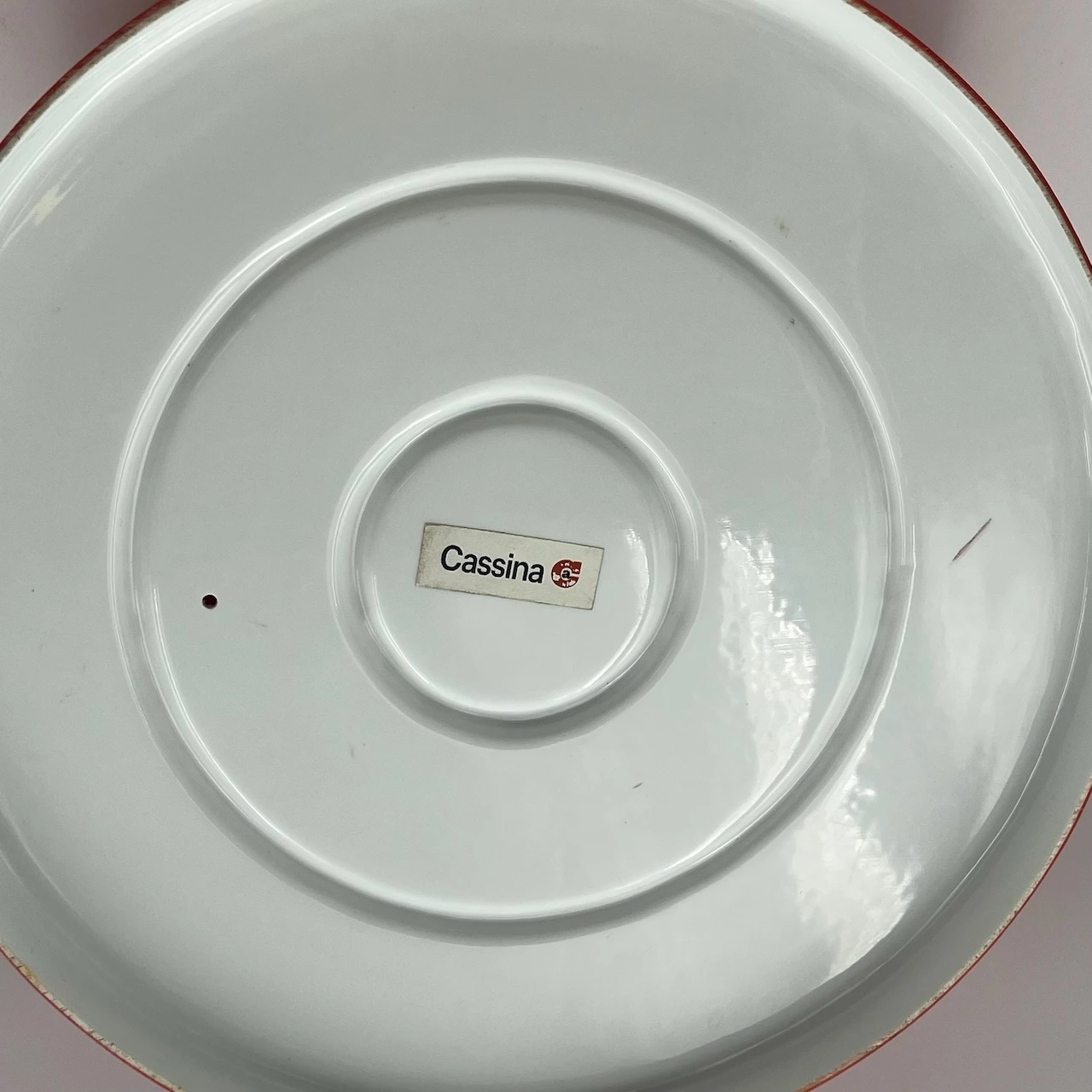 Vintage Lipstick Table Mirror by Cassina - Iconic Orange Egg Shape - Image 3