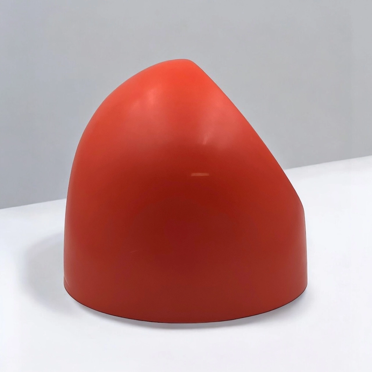 Vintage Lipstick Table Mirror by Cassina - Iconic Orange Egg Shape - Image 7