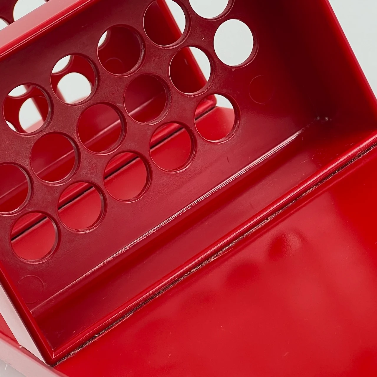 Stylish Plastic Wall Organizer - 70s Space Age Bathroom Storage Makio Hasuike - Image 5