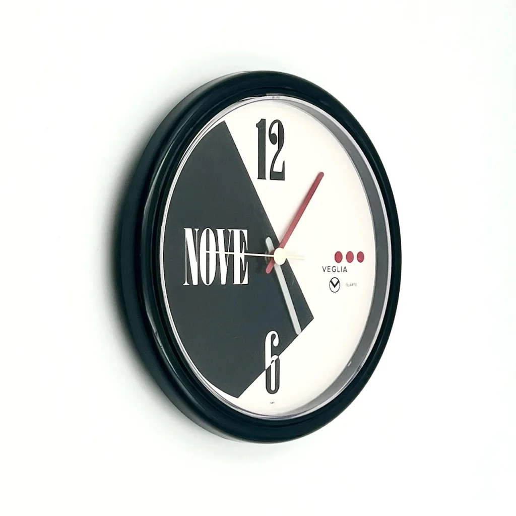 Veglia Borletti Italy Wall Clock - Iconic 80s Design - Image 11