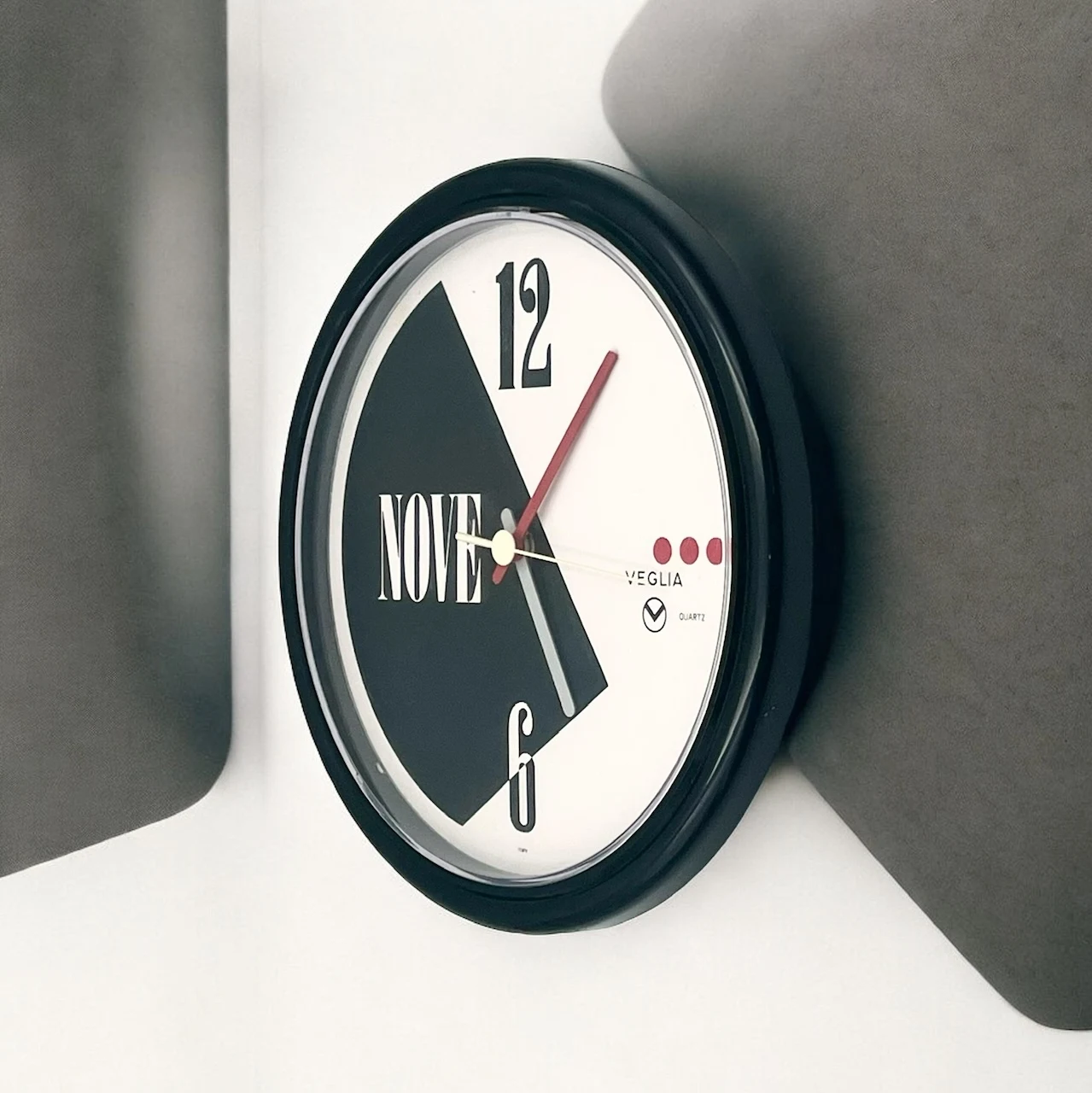 Veglia Borletti Italy Wall Clock - Iconic 80s Design - Image 10