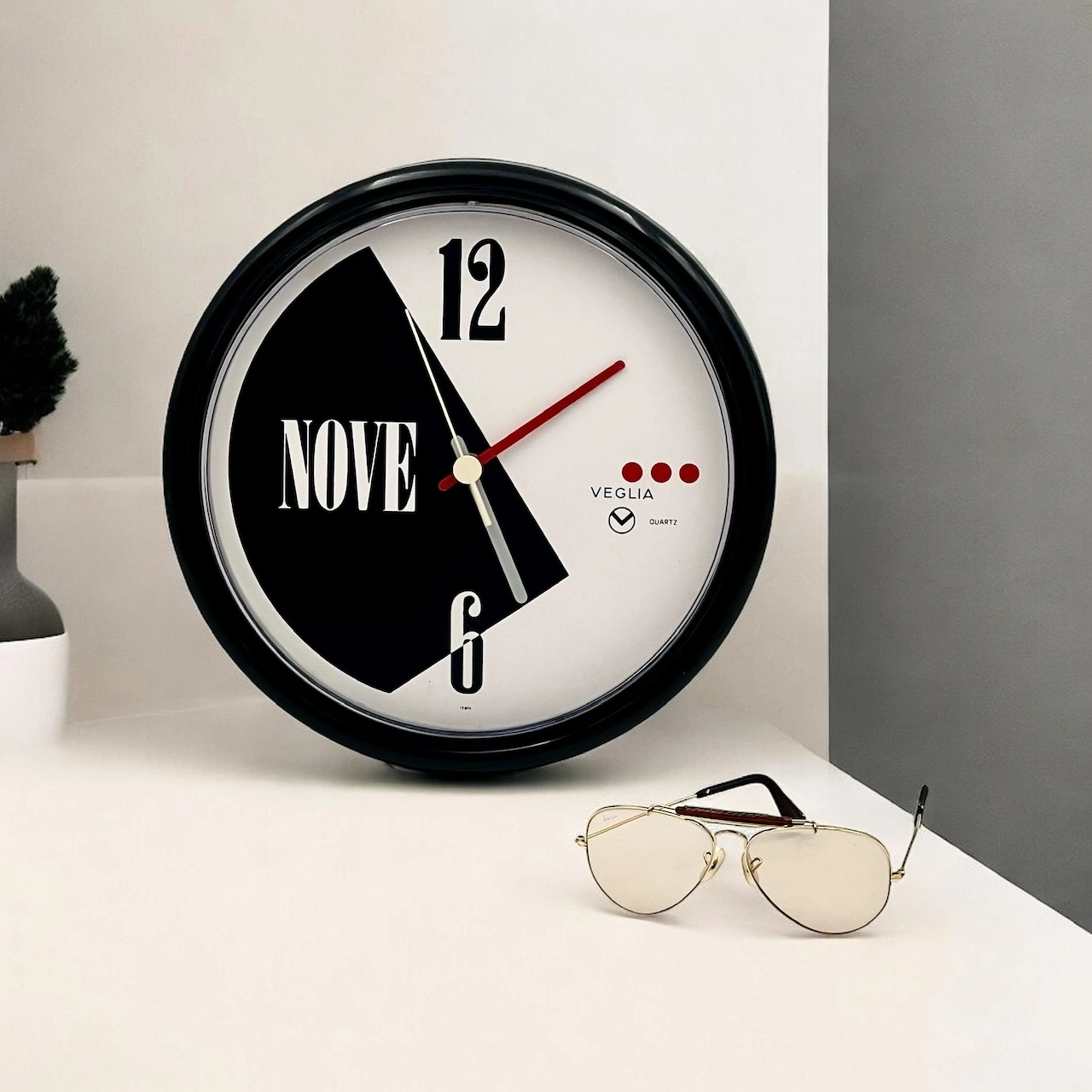 Veglia Borletti Italy Wall Clock - Iconic 80s Design - Image 9