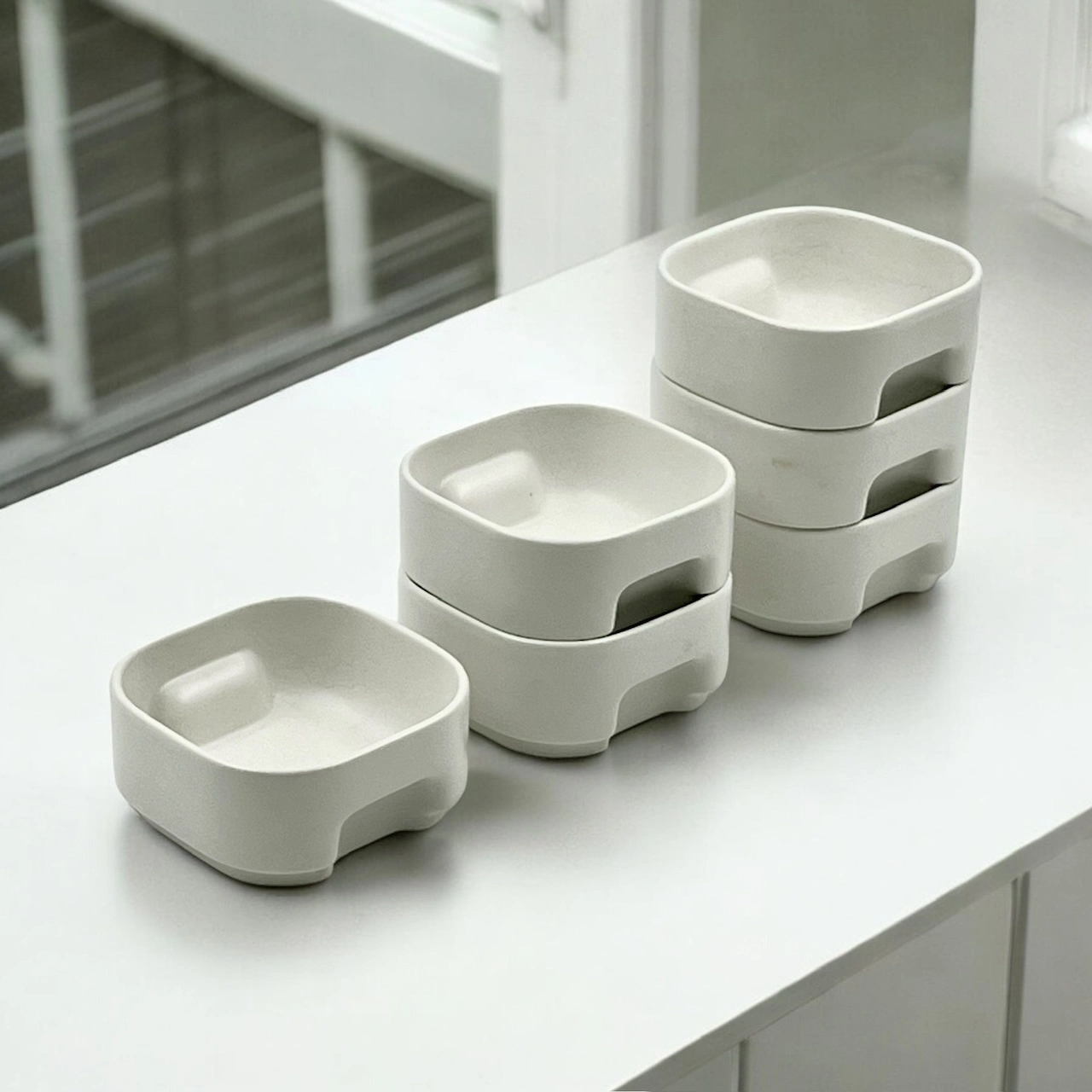 70s Ceramic Coffee Set Arnolfo Di Cambio - Iconic Makio Hasuike Design - Image 9