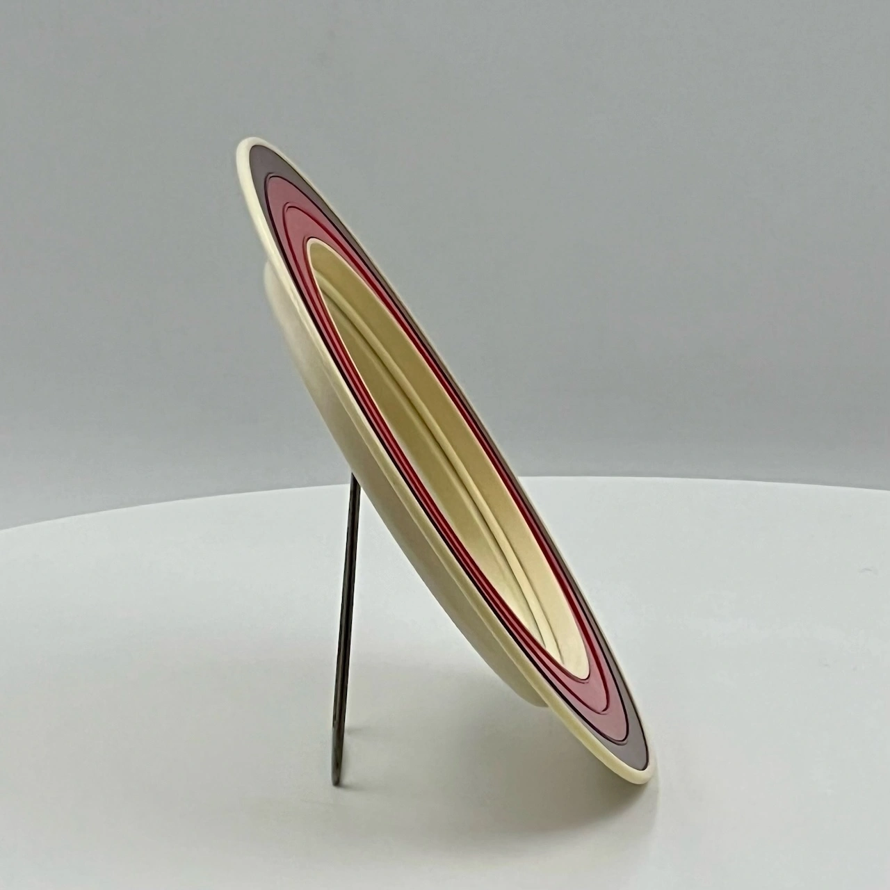 Vintage 70s Table Mirror - Space Age Decor with Bold Retro Colors - Image 2