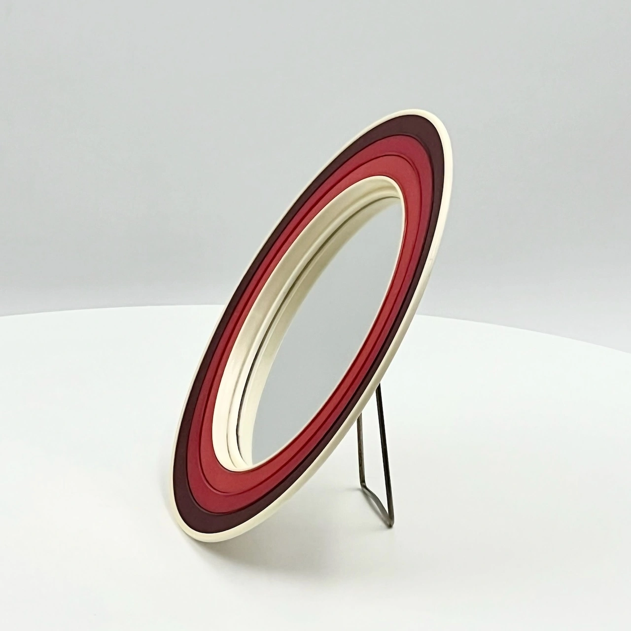 Vintage 70s Table Mirror - Space Age Decor with Bold Retro Colors - Image 4