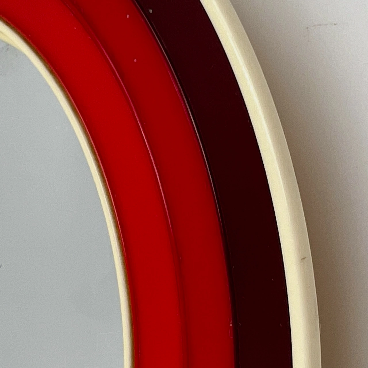 Vintage 70s Table Mirror - Space Age Decor with Bold Retro Colors - Image 7