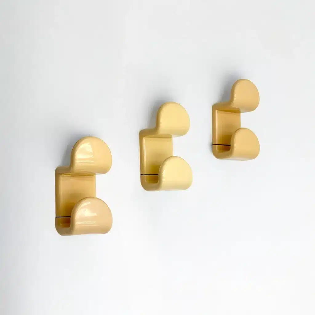 Beige 70s Coat Hooks by Ambrogio Rossari for Gedy - Image 9