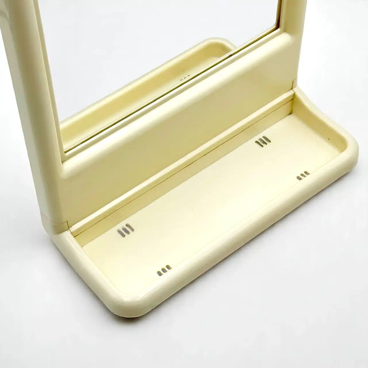 Charming 70s Vintage Mirror with Rare Built-In Shelf - Image 9