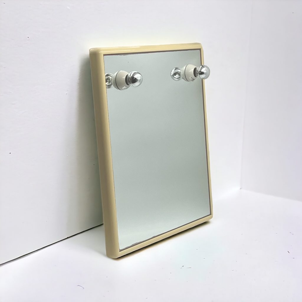 Vintage 80s Gedy Wall Mirror with Integrated Lamps - Italian Design Elegance - Image 11