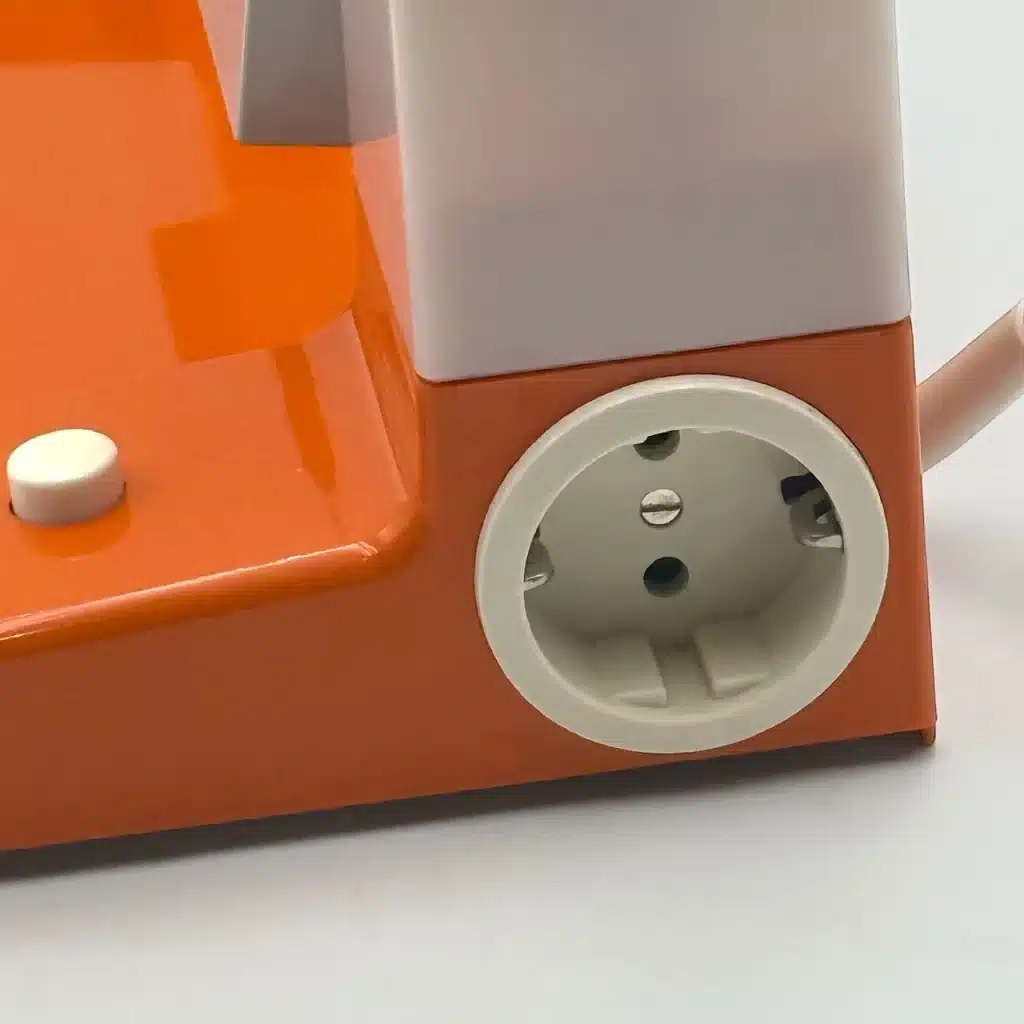 Gorgeous 70s Vanity Mirror with Lights – Orange Retro Style - Image 5