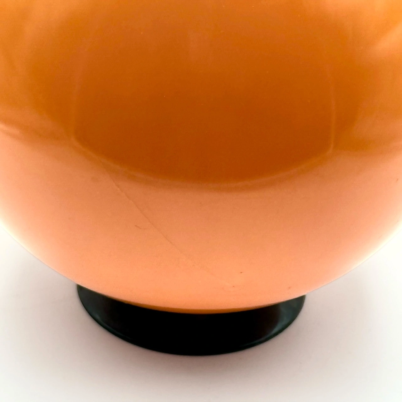 Iconic 70s Space Age Clock – Vibrant Orange Globe Design - Image 10