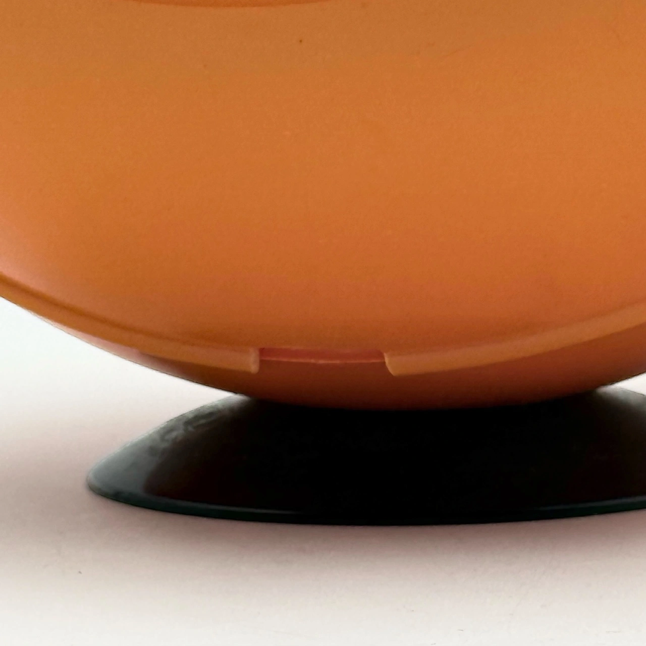 Iconic 70s Space Age Clock – Vibrant Orange Globe Design - Image 6