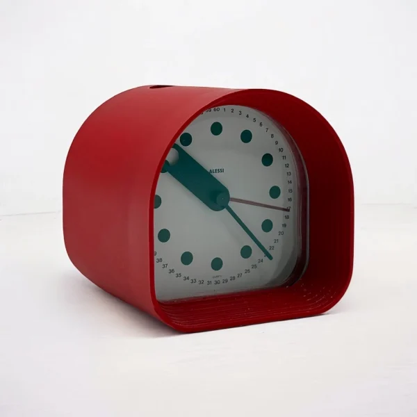 ALESSI Joe Colombo Optic 置き時計 Black Optic Clock by Joe Colombo for Alessi | Tenon Design