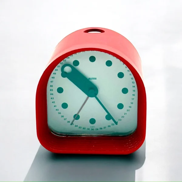 Iconic Design Clock by Joe Colombo for Alessi 80s - natavintage.com