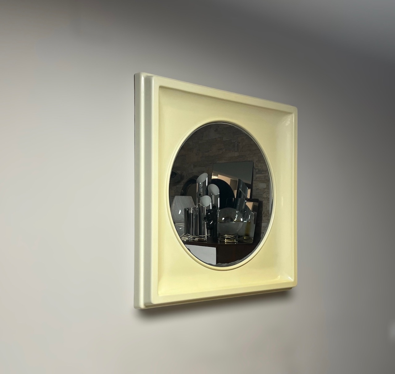 Space Age Wall Mirror Salc Cantu 70s - Image 7