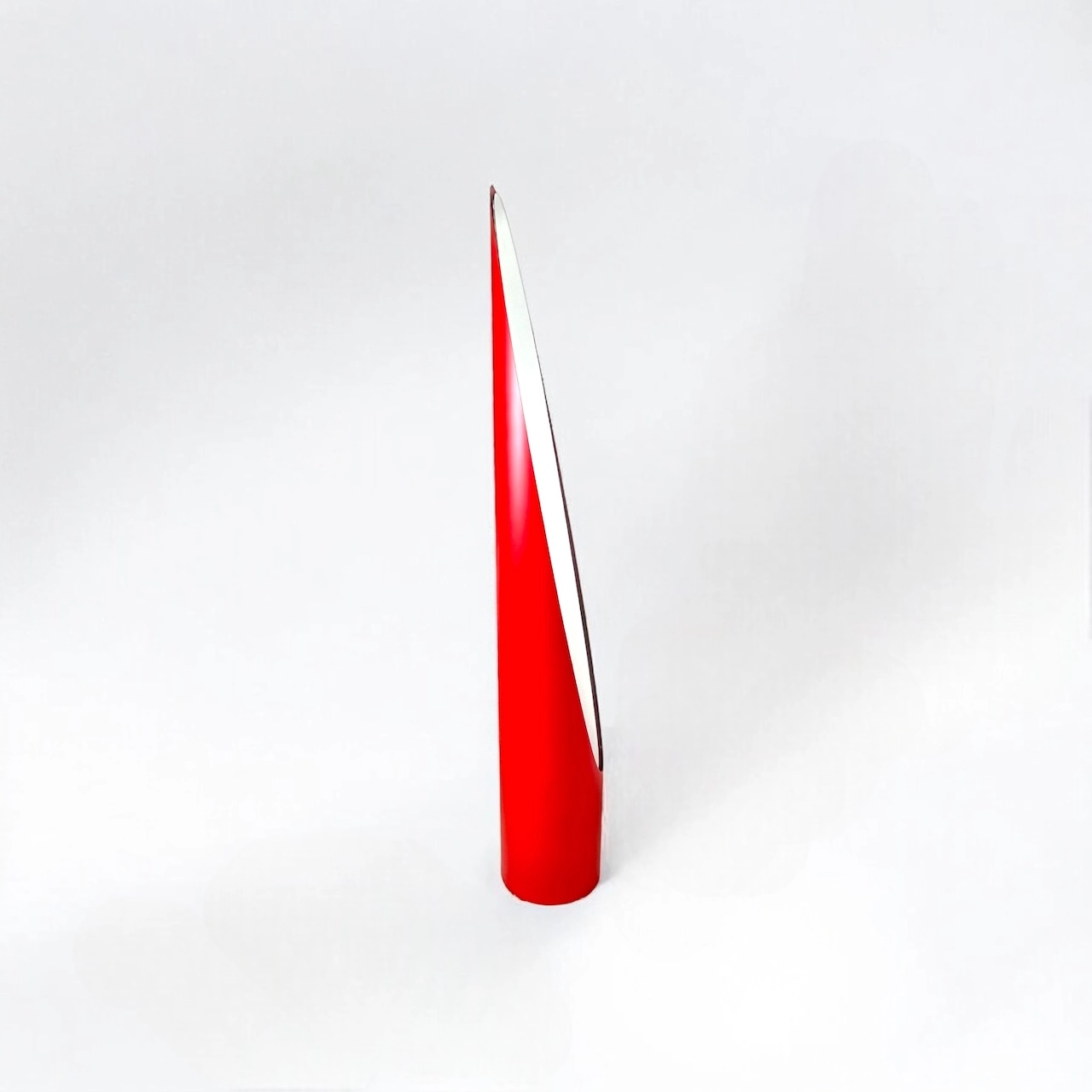 Lipstick Mirror in Glossy Red - 70s Vintage Design Masterpiece - Image 3