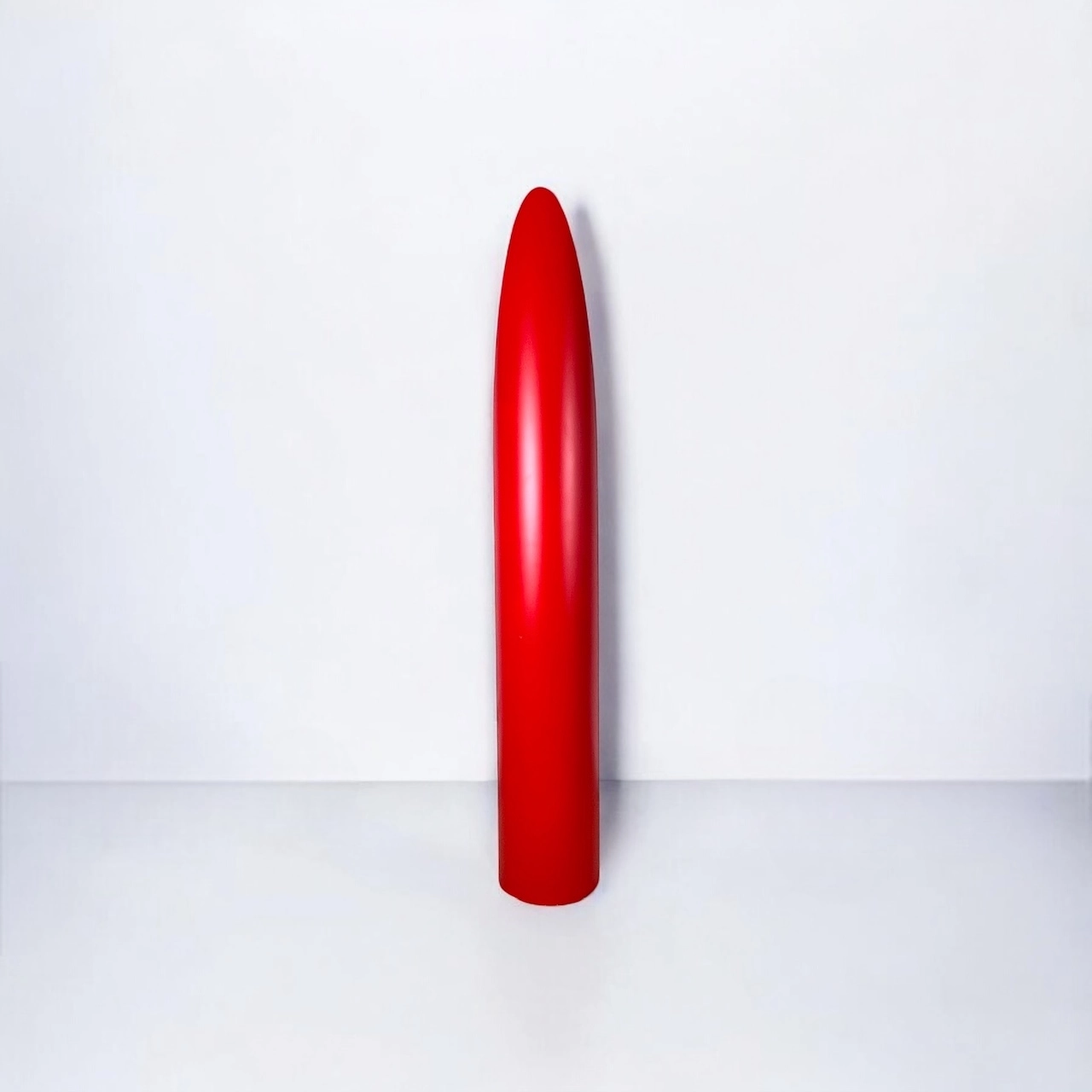 Lipstick Mirror in Glossy Red - 70s Vintage Design Masterpiece - Image 5