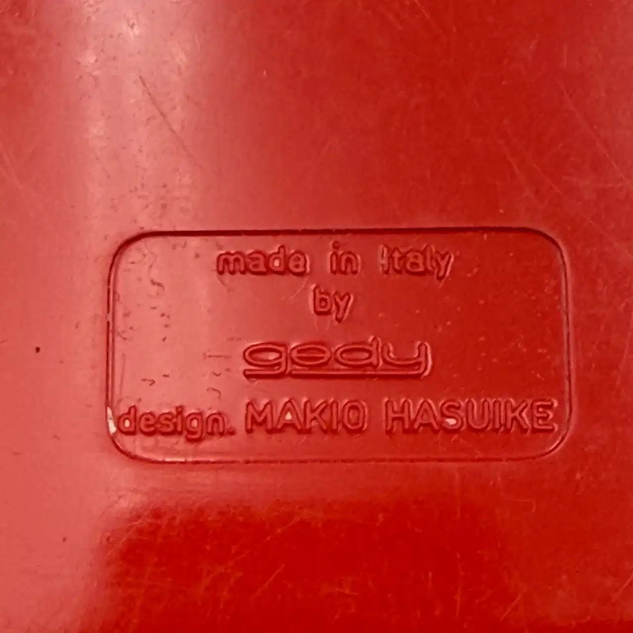 Makio Hasuike Red Vanity Box for Gedy – 70s Italian Design - Image 5