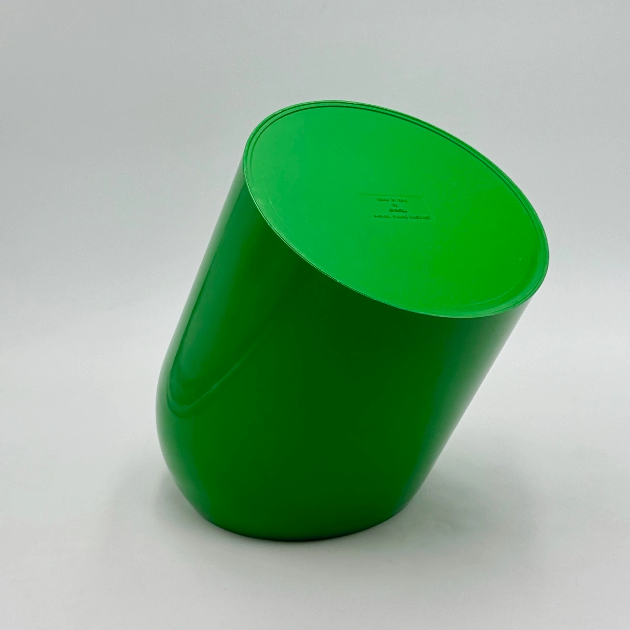 Makio Hasuike Vibrant Green Bin for Gedy 1970s - Image 9