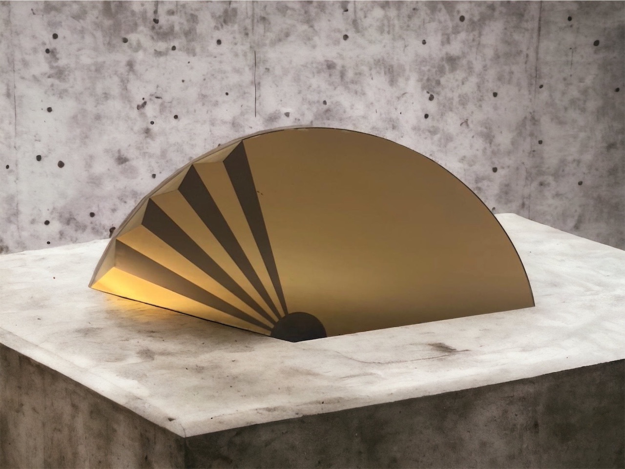 Exclusive Mirror Ventaglio Cristal Art 80s - Image 4