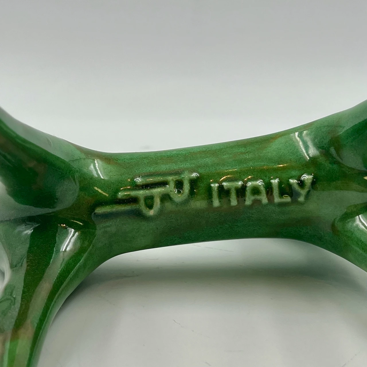 Rare 70s Roberto Rigon Green Ceramic Horse Figurine - Vintage - Image 10