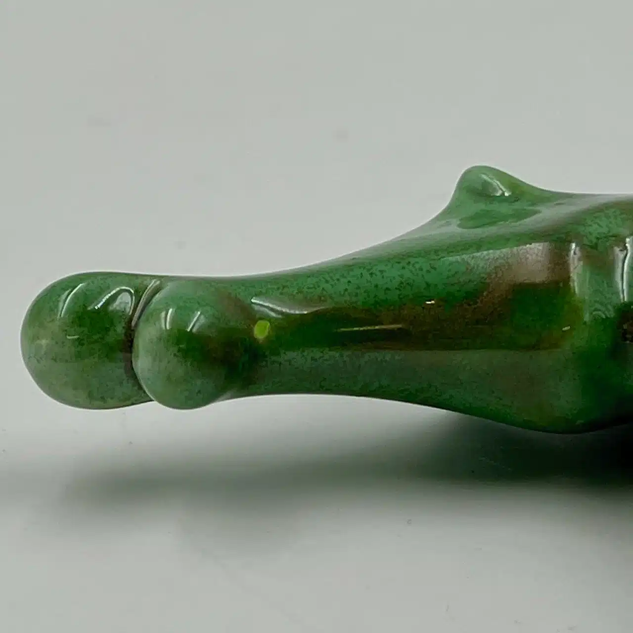 Rare 70s Roberto Rigon Green Ceramic Horse Figurine - Vintage - Image 11