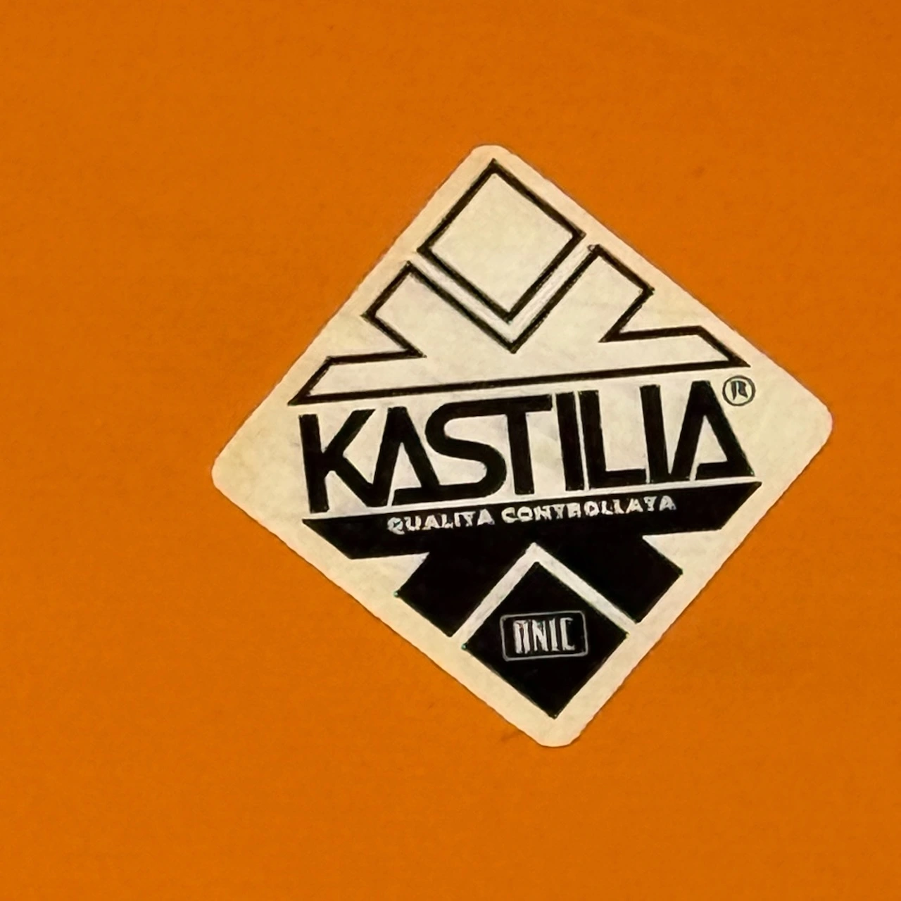 Space Age Mirror by Kastilia 70s Orange Design Classic - Image 3