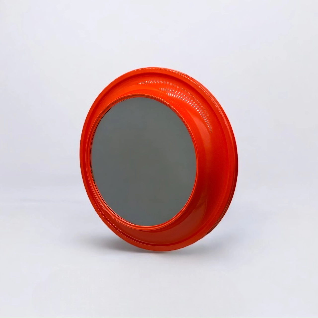 Space Age Mirror by Kastilia 70s Orange Design Classic - Image 6