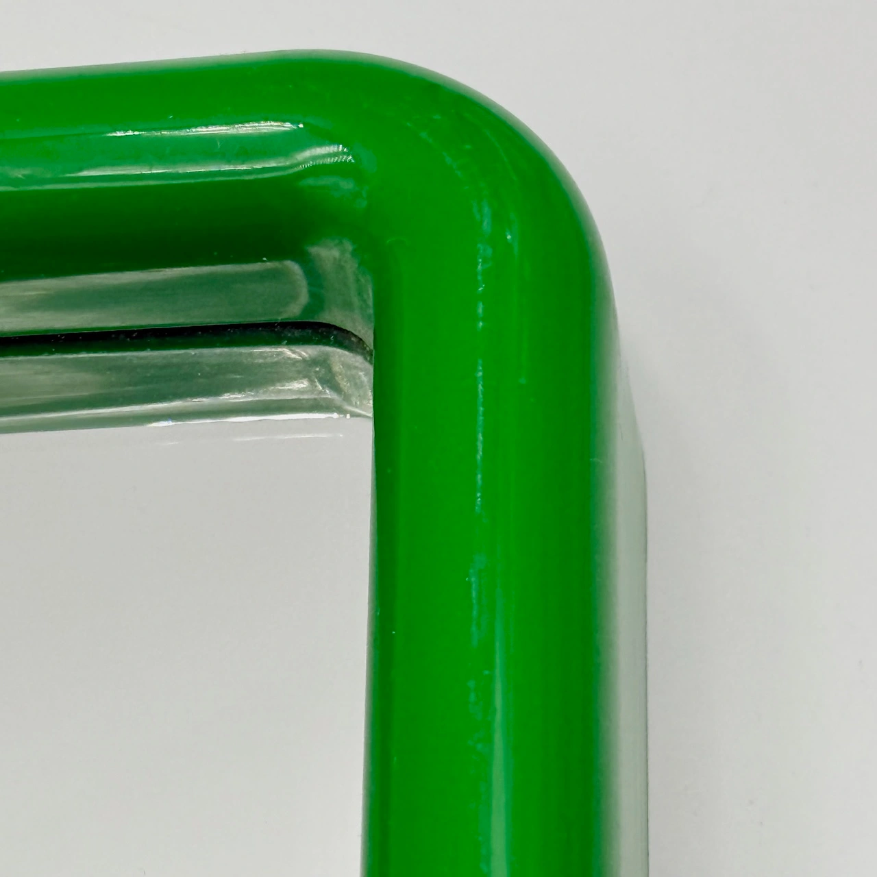 Space Age Mirror in Vibrant Green by Gedy 1970s - Image 3