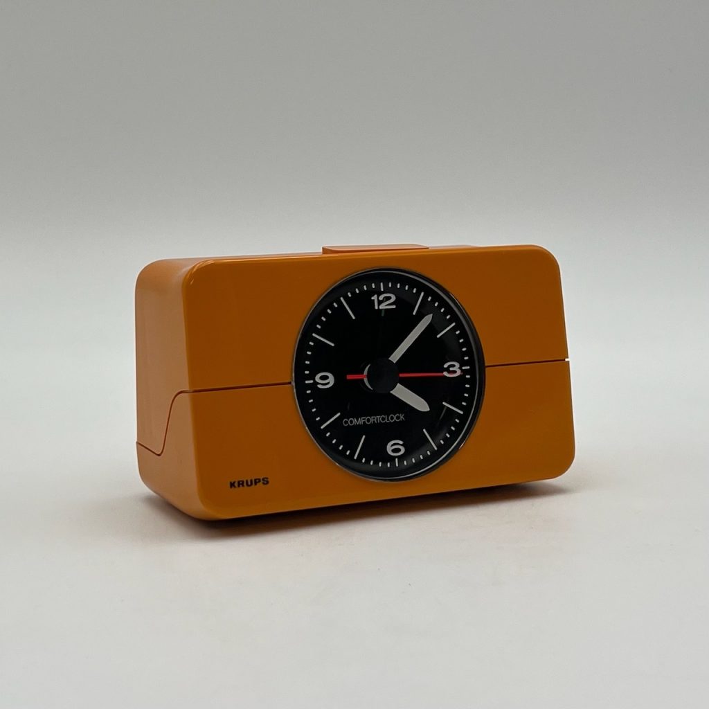 Space Age Orange Alarm Clock Krups 70s - Image 11