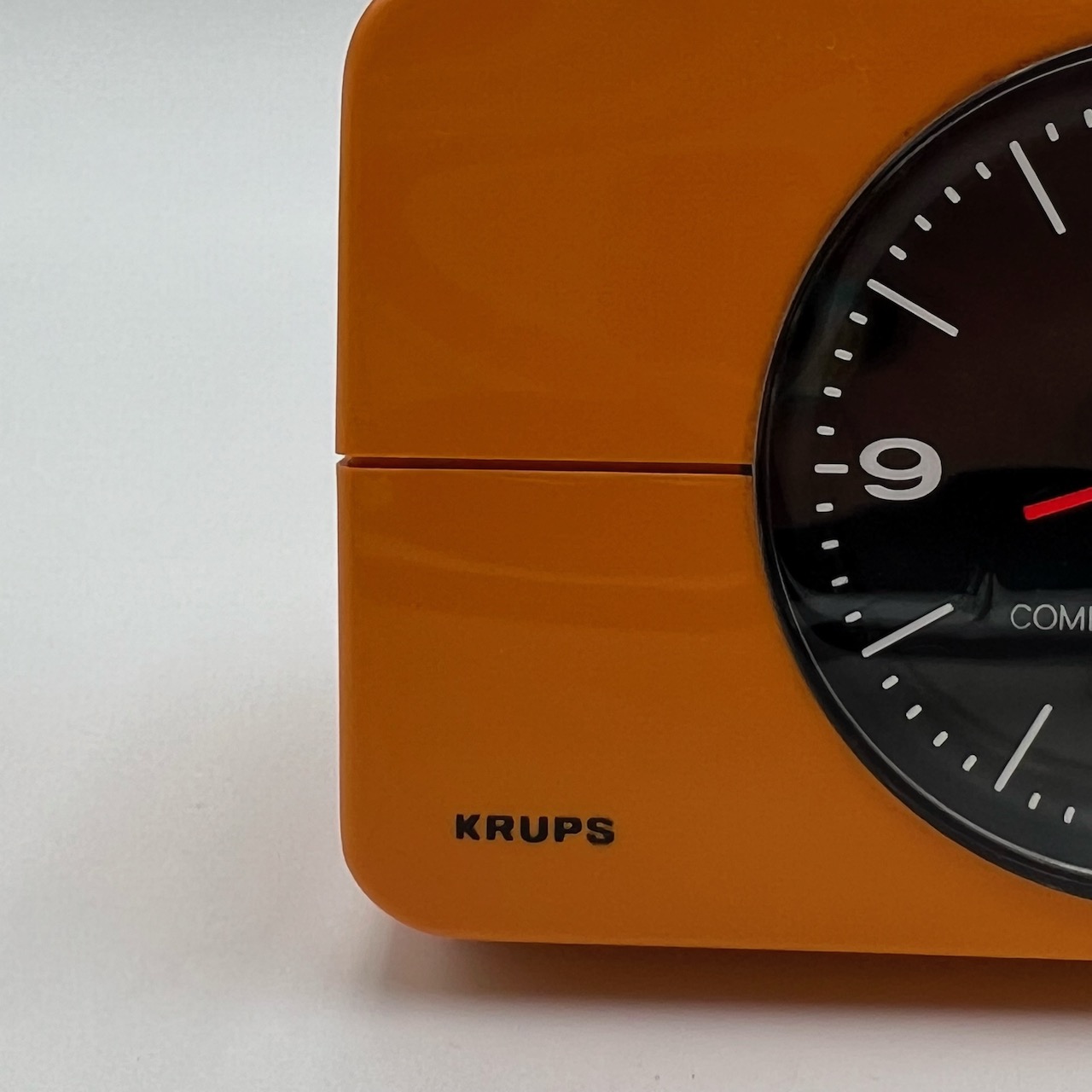 Space Age Orange Alarm Clock Krups 70s - Image 2