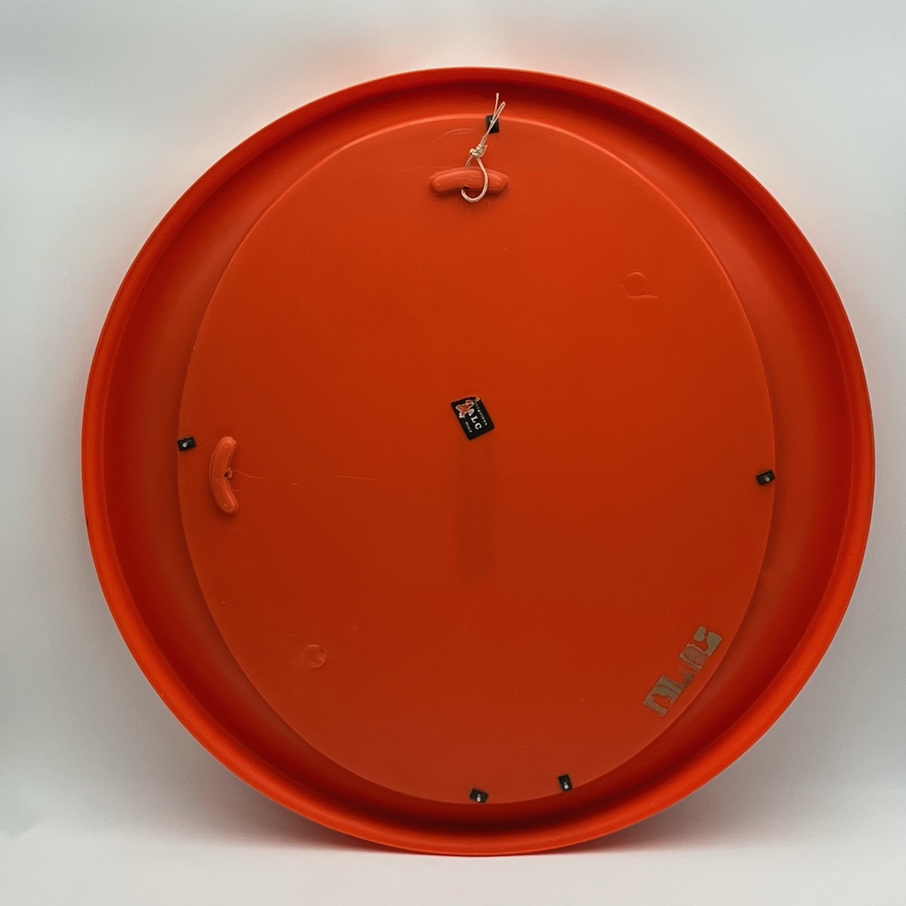 Space Age Orange Oval Mirror SALC Cantu 70s - Image 5