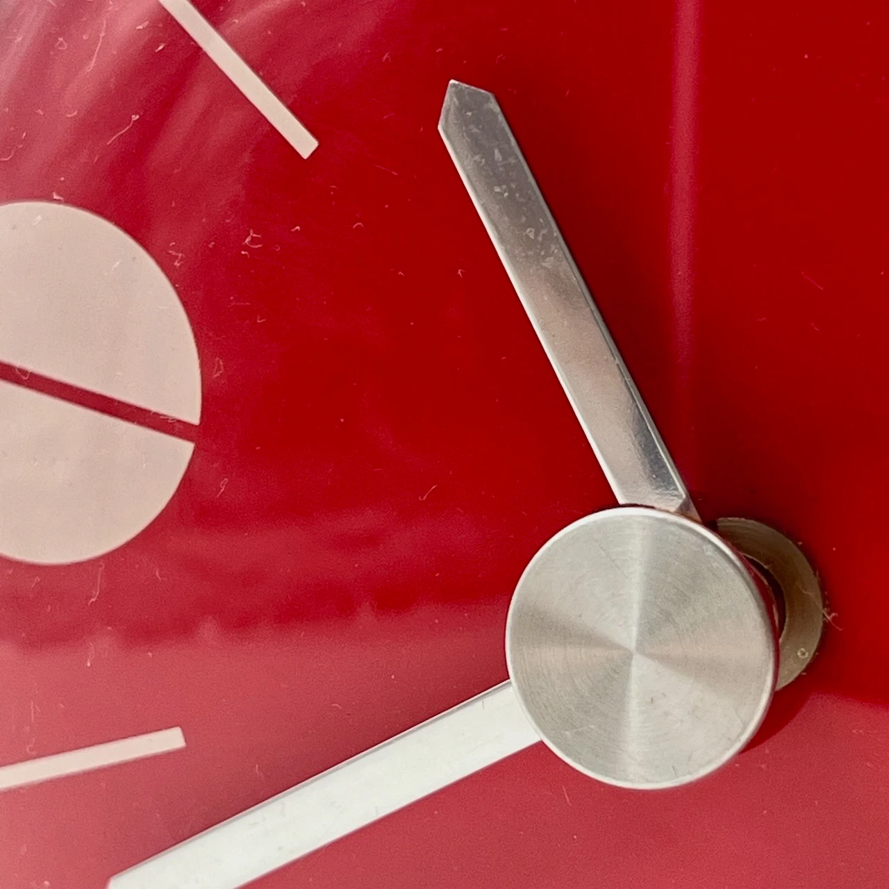 Vintage 1970s Krups Space Age Wall Clock – Orange Dial Edition - Image 2