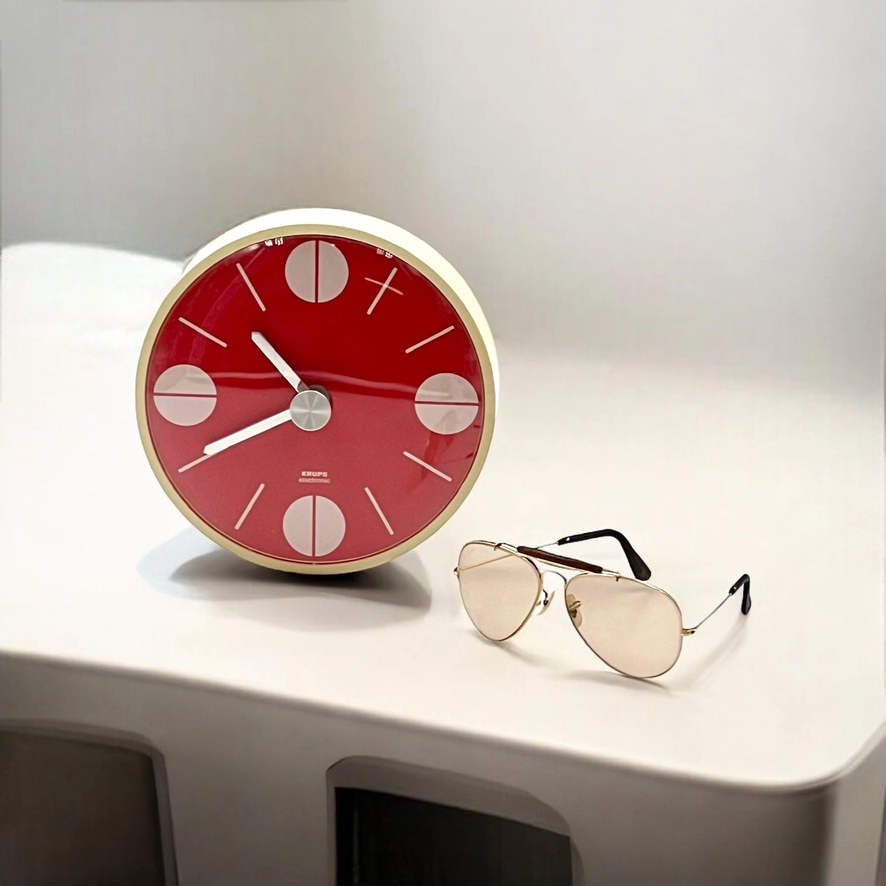 Vintage 1970s Krups Space Age Wall Clock – Orange Dial Edition - Image 9