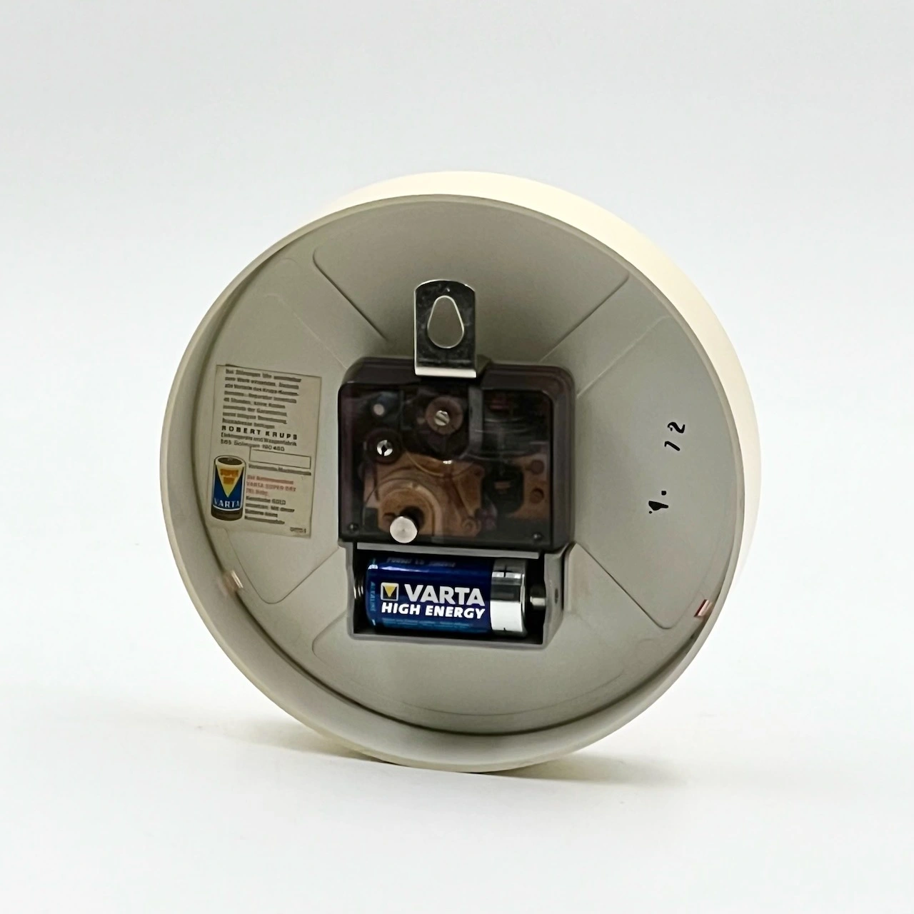 Vintage 1970s Krups Space Age Wall Clock – Orange Dial Edition - Image 5