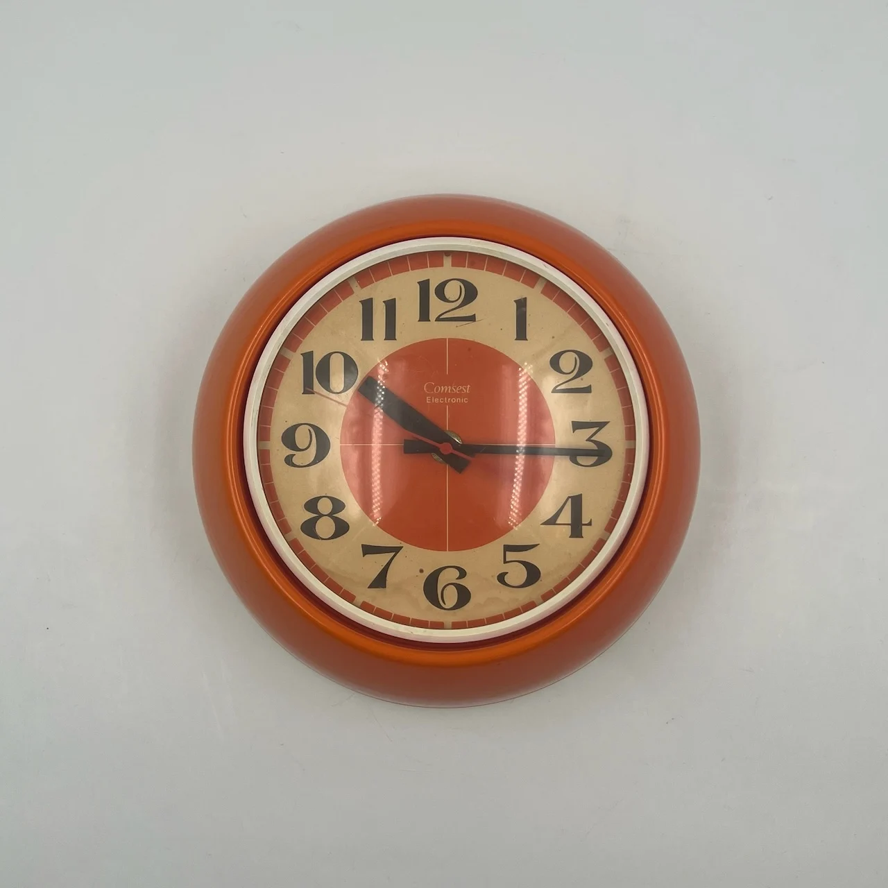 Vintage Space Age 70s Clock by Comsest - Made in Italy - Image 3