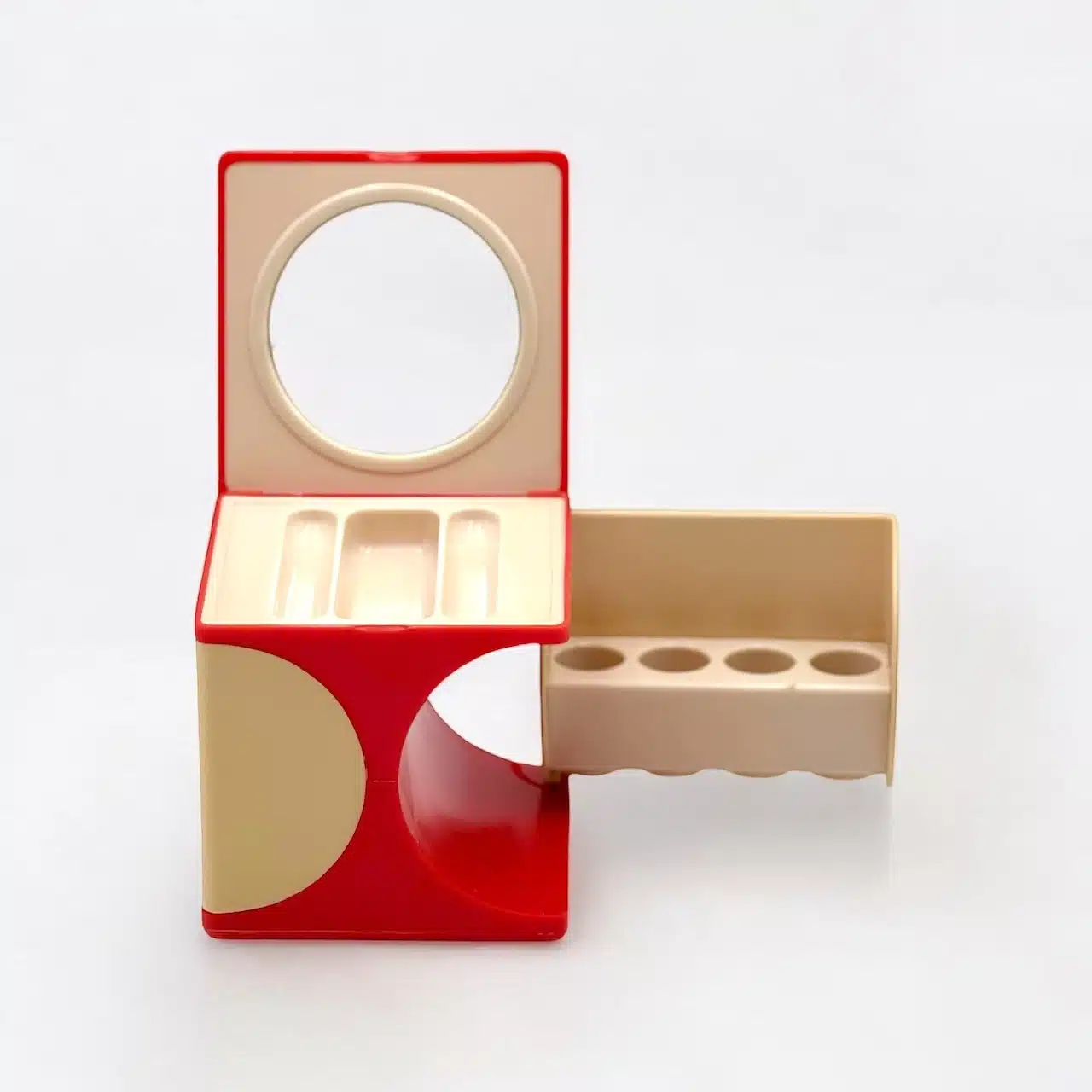 Charming Vintage Vanity Box with Mirror &ndash; 70s Style - Image 11