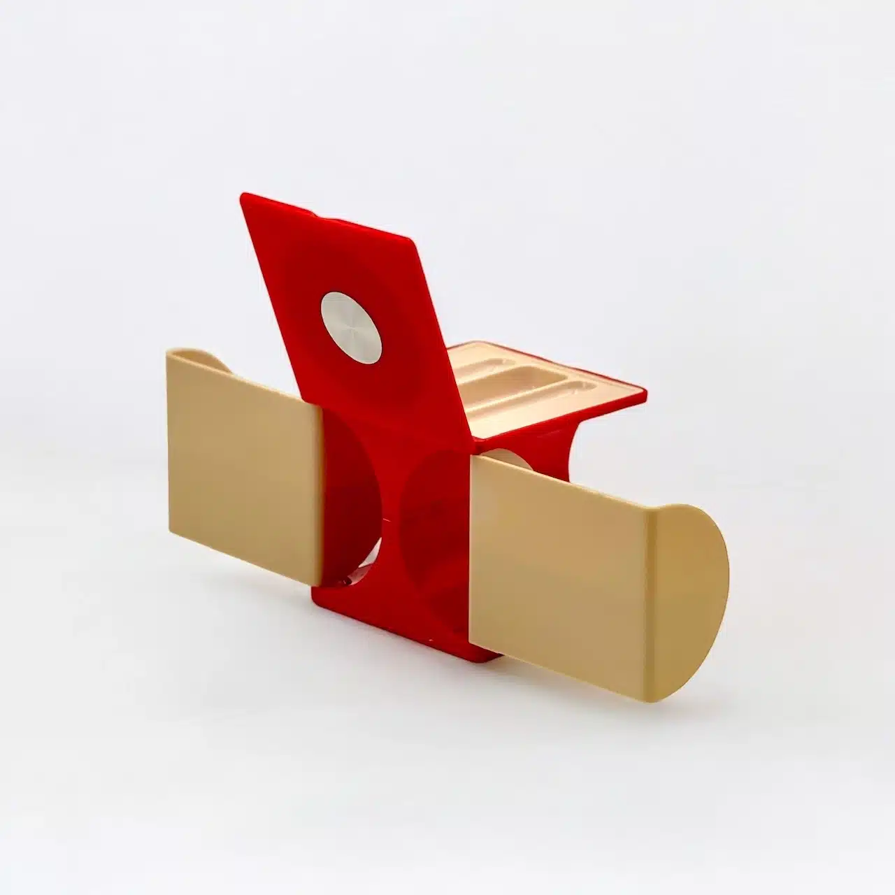 Charming Vintage Vanity Box with Mirror &ndash; 70s Style - Image 6