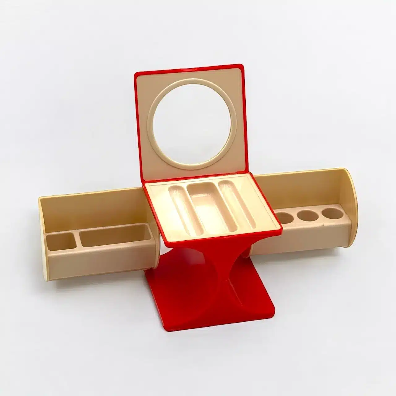Charming Vintage Vanity Box with Mirror &ndash; 70s Style - Image 9