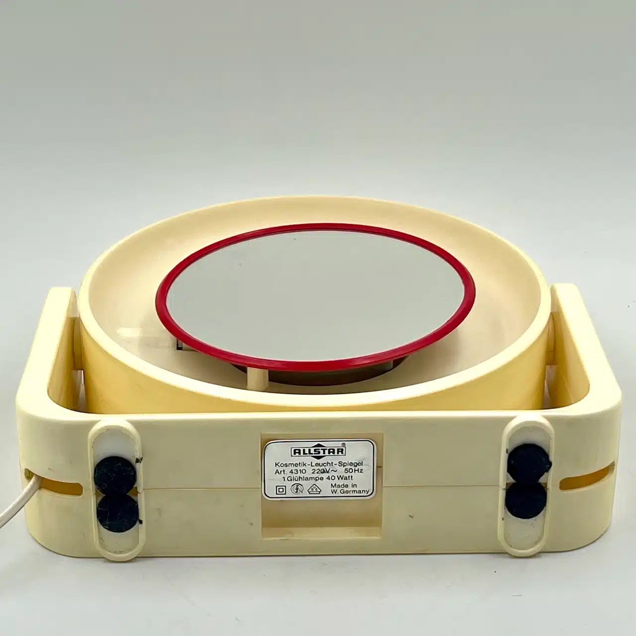 Vintage Allstar Space Age Mirror with Light: Rare 60s Design - Image 4