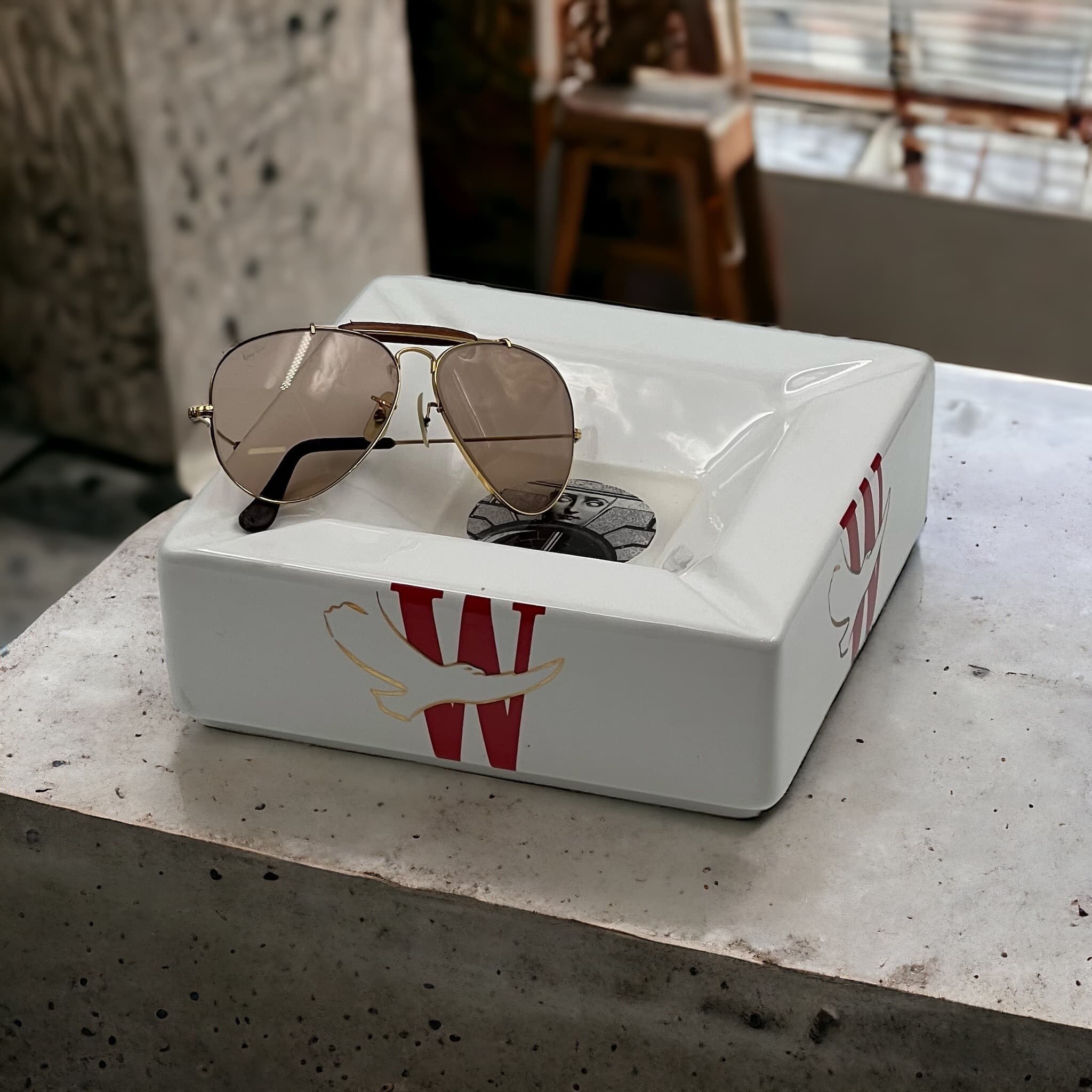 Vintage Fornasetti 70s: Tema e Variazioni Rare Ashtray Winston #212 - Image 8