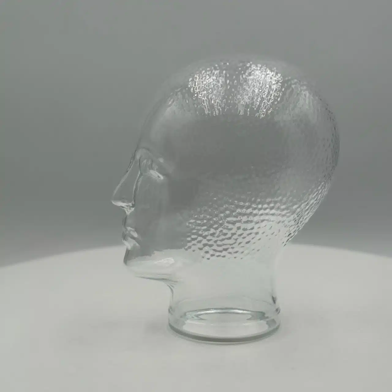 Vintage Glass Head &ndash; 70s Rare Decorative Piece - Image 2