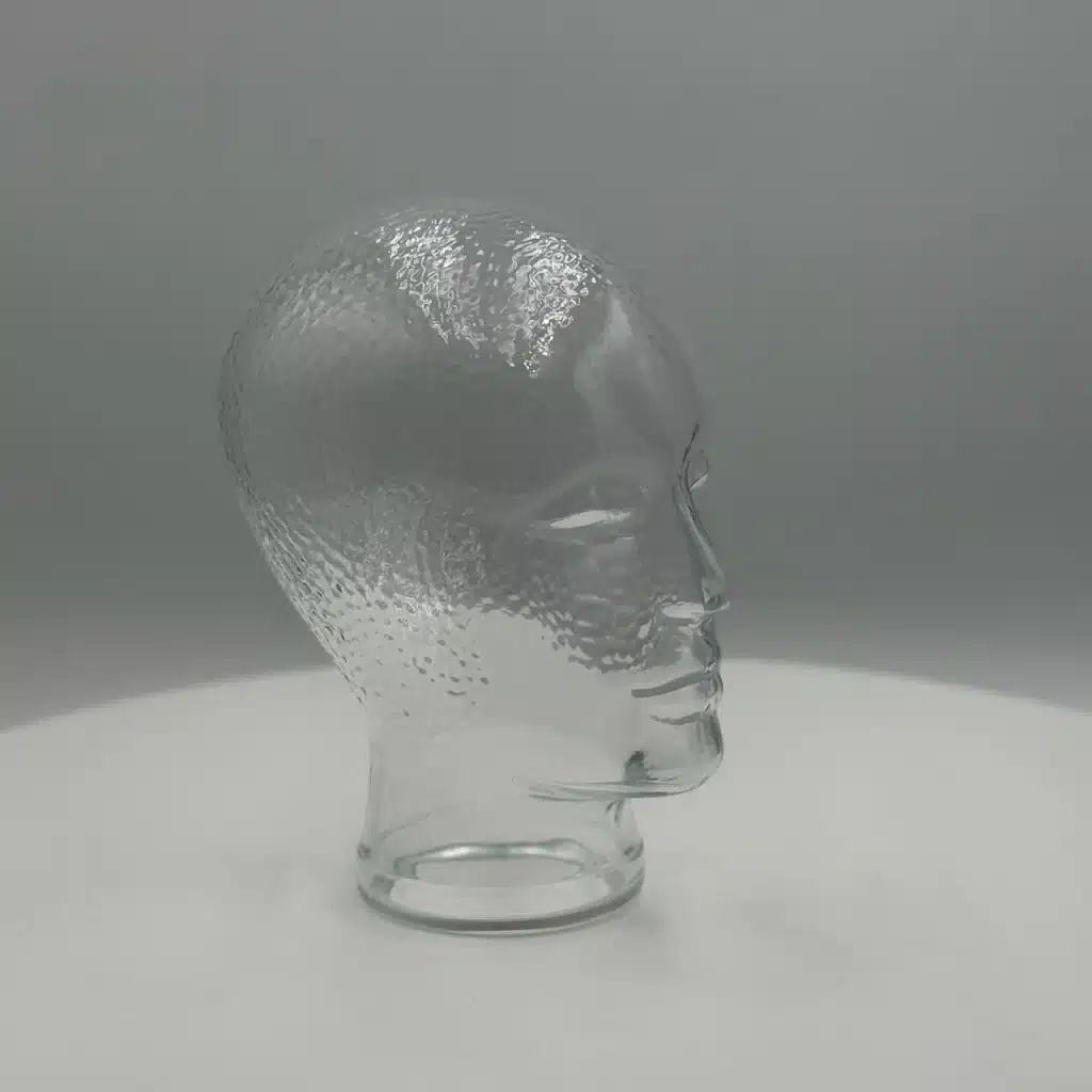 Vintage Glass Head &ndash; 70s Rare Decorative Piece - Image 11