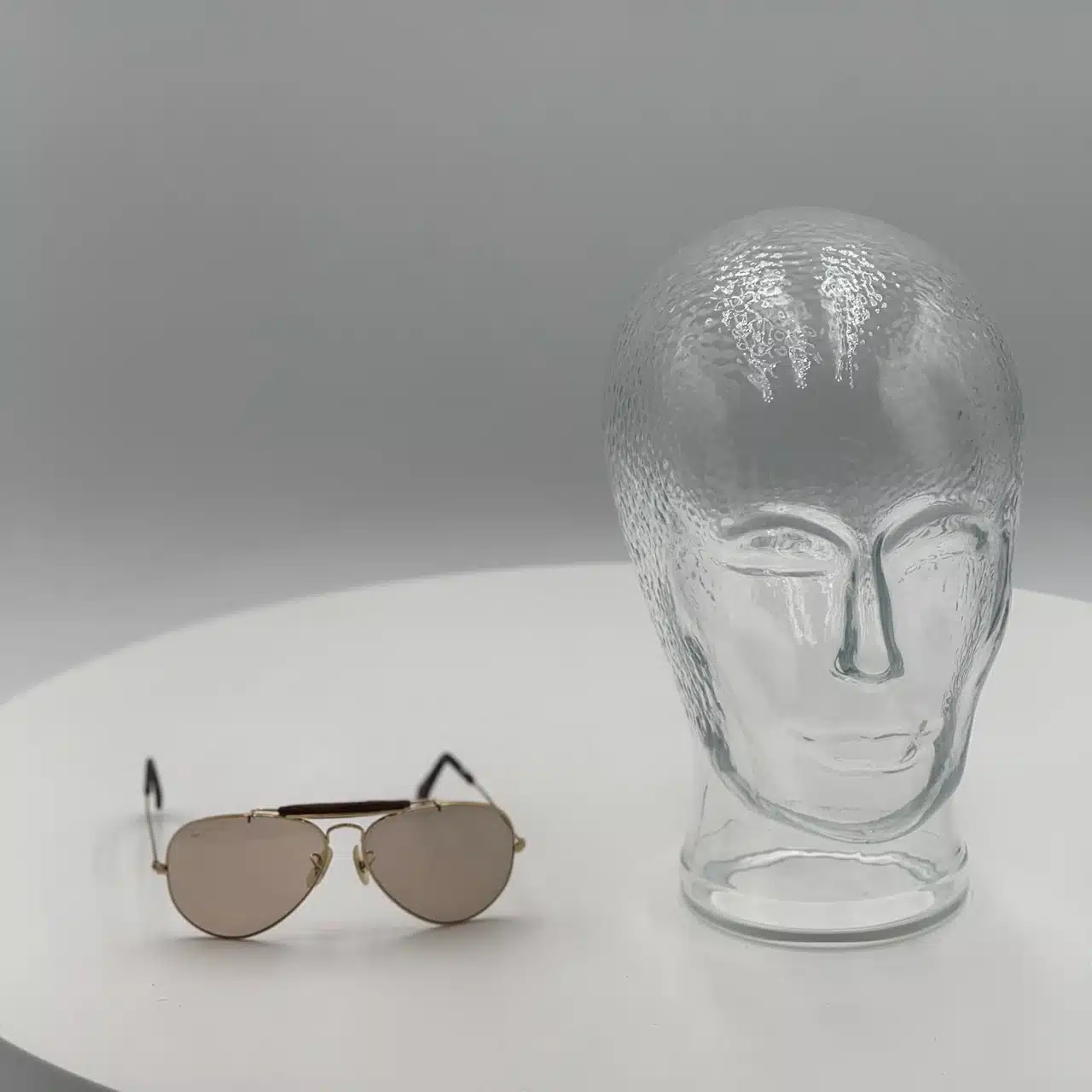 Vintage Glass Head &ndash; 70s Rare Decorative Piece - Image 9